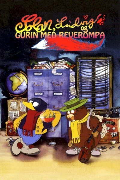 Solan, Ludvig og Gurin med reverompa